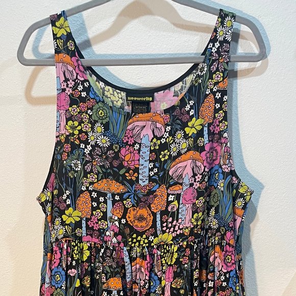 Nooworks Dresses & Skirts - Nooworks Naomi Magical Mushroom Midi Tank Dress